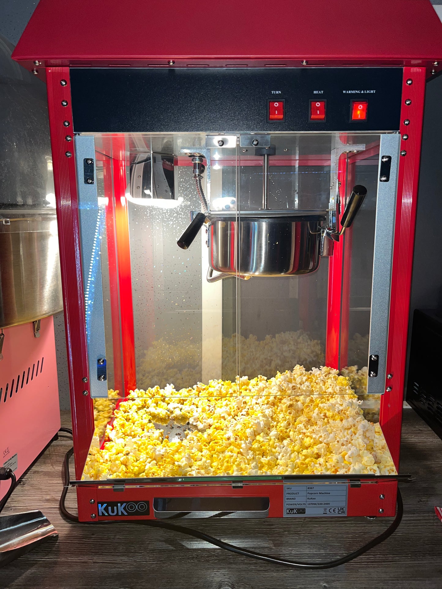3 Hour Popcorn Machine & Cart Hire – Essex Sweet Tooth